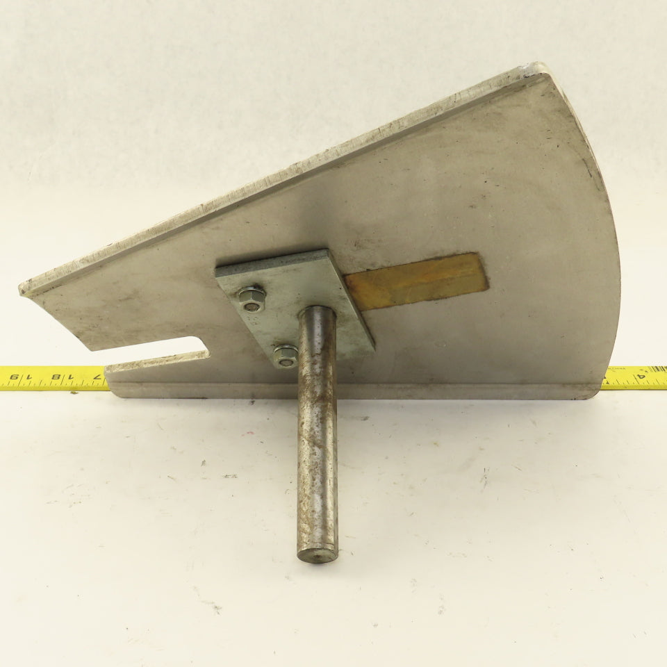 Maillefer MWB 1300P-5 Material Spool Loading Fin Aluminum 20mm Shaft 300mm Long