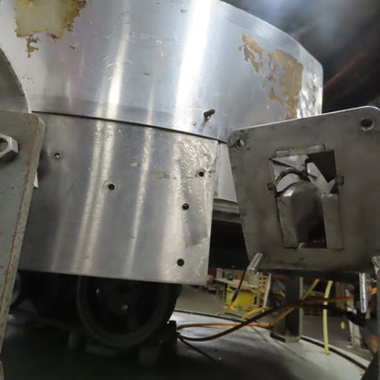 Consolidated Packaging F-1-30 Capem 30" Centrifugal Cap Sorter Feeder 480V 3Ph