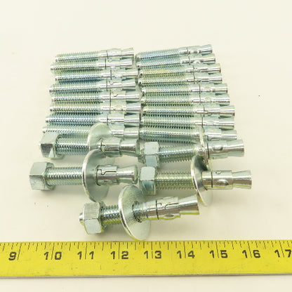 Powers Fasteners 5/8" x 3-1/2" Concrete Wedge Anchor Lot Of 22