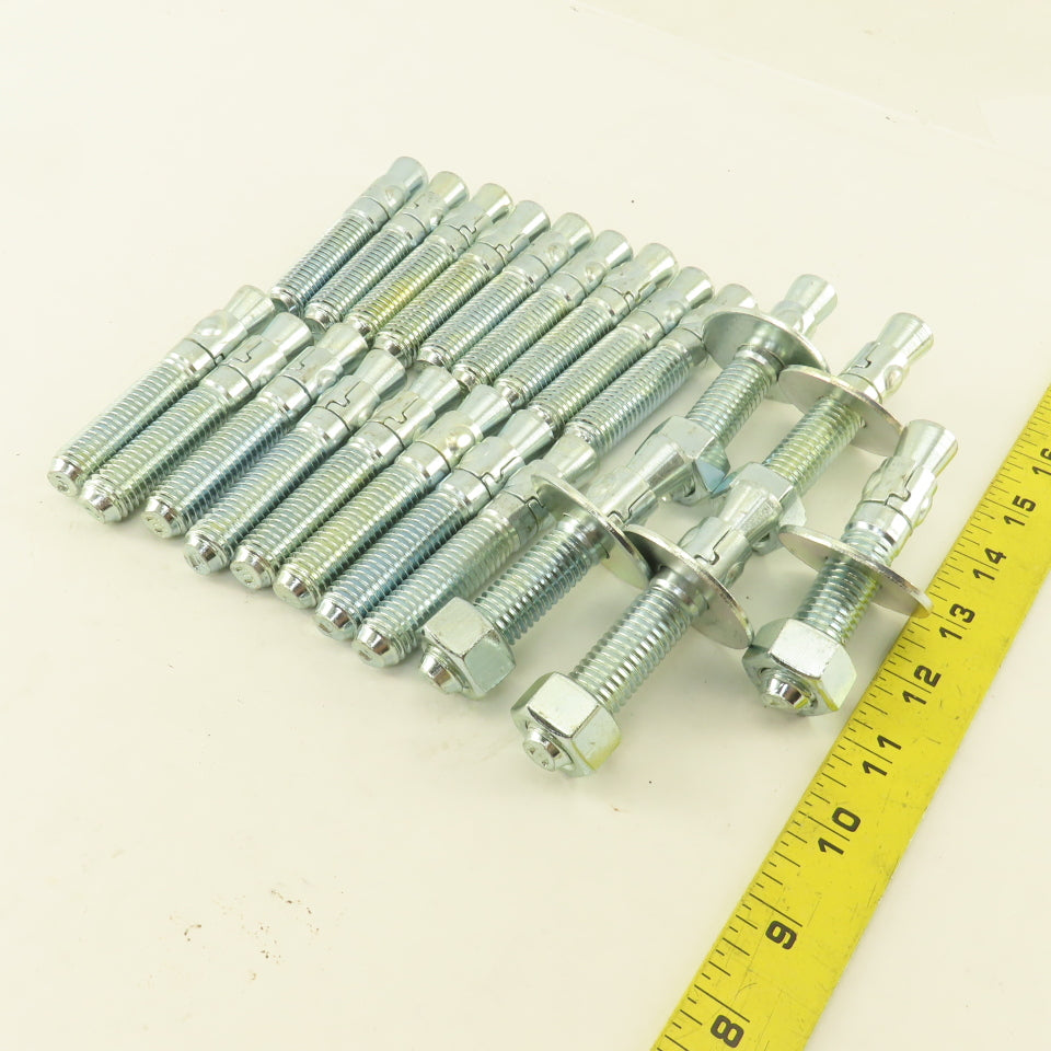 Powers Fasteners 5/8" x 3-1/2" Concrete Wedge Anchor Lot Of 22