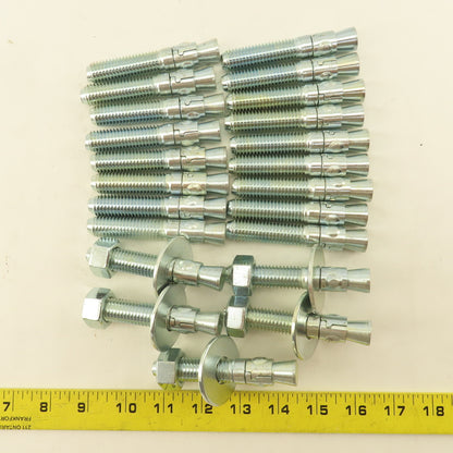 Powers Fasteners 5/8" x 3-1/2" Concrete Wedge Anchor Lot Of 22