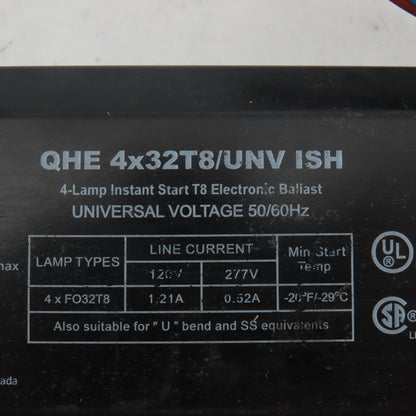 Sylvania QHE-4X32T8/UNV-ISH Quicktronic 120-277V 4 Lamp T8 Ballast