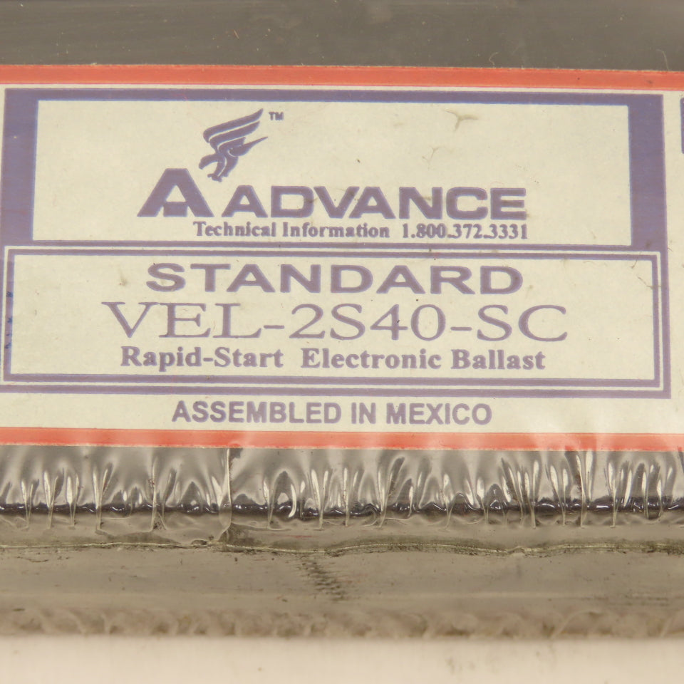 Advance VEL-2S40-SC 277V Electronic Ballast 2 Lamp F-Style Lot Of 4