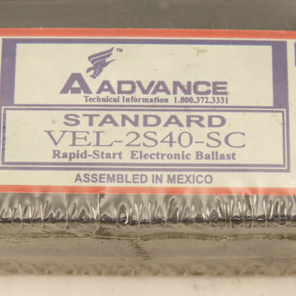 Advance VEL-2S40-SC 277V Electronic Ballast 2 Lamp F-Style Lot Of 4