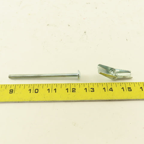 Dottie 1/4" Hollow Wall Toggle Bolt Anchor 4" Mushroom Combo Head Lot Of 32