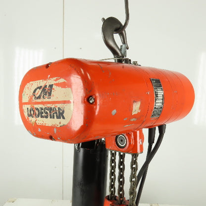 CM Lodestar Model RT Electric Chain Hoist 3 Ton 5.5FPM 7' Lift 230/460V 3Ph