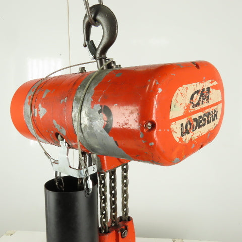 CM Lodestar Model RT Electric Chain Hoist 3 Ton 5.5FPM 7' Lift 230/460V 3Ph