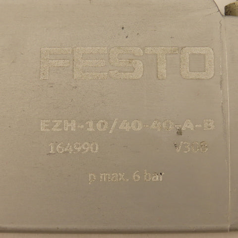 Festo EZH-10/40-40-A-B 10mm Bore 40mm Stroke Flat Single Acting  Air Cylinder