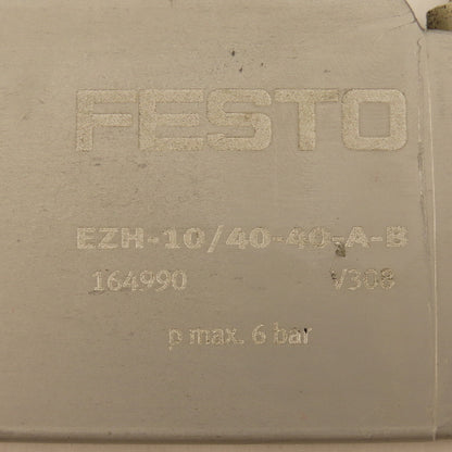 Festo EZH-10/40-40-A-B 10mm Bore 40mm Stroke Flat Single Acting  Air Cylinder