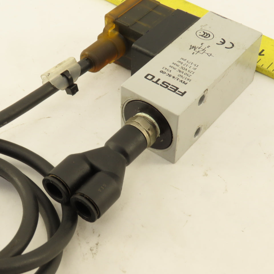 Festo PEV-1/4-SC-0D 161760 Pressure Switch 15-175PSI 250VAC