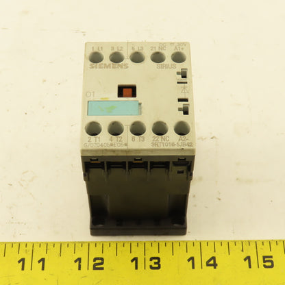 Siemens 3RT1016-1JB42 600V 20A Contactor 17-30V Coil