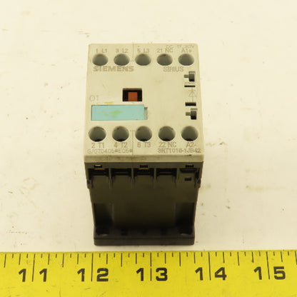 Siemens 3RT1016-1JB42 600V 20A Contactor 17-30V Coil