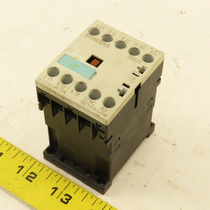 Siemens 3RT1016-1JB42 600V 20A Contactor 17-30V Coil