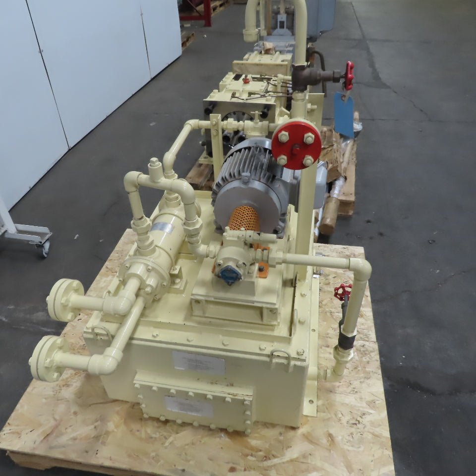 Japan Iron Works Type CIM 90P In-Line Continuous Intensive Mixer 850RPM 480V 3Ph