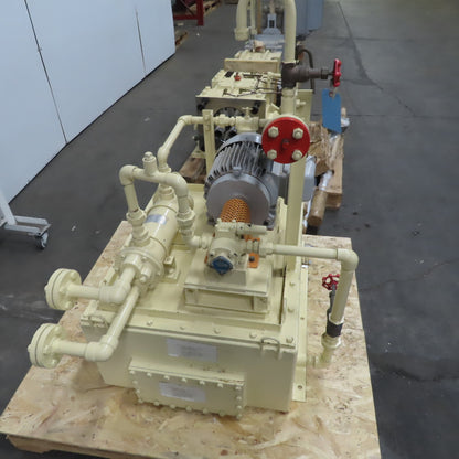 Japan Iron Works Type CIM 90P In-Line Continuous Intensive Mixer 850RPM 480V 3Ph