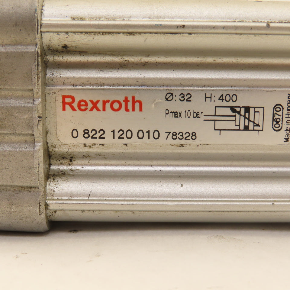 Rexroth 0 822 120 010 32mm Bore 400mm Stroke Double Acting Air Cylinder