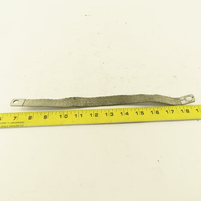 5/8" x 12" Braided Tin Coated Copper Grounding Strap