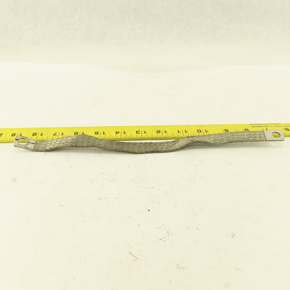 5/8" x 12" Braided Tin Coated Copper Grounding Strap