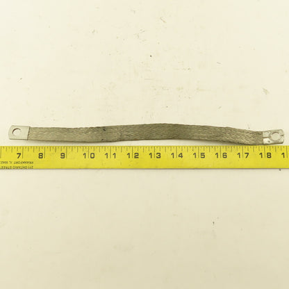 5/8" x 12" Braided Tin Coated Copper Grounding Strap