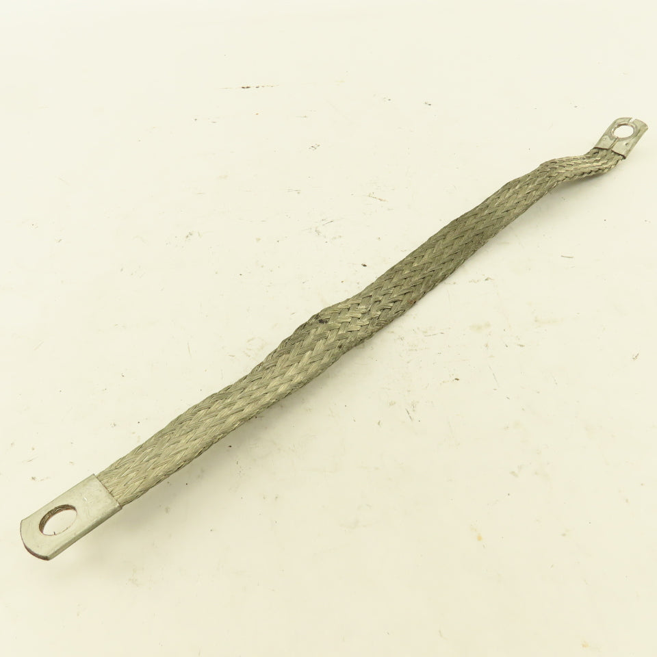 5/8" x 12" Braided Tin Coated Copper Grounding Strap