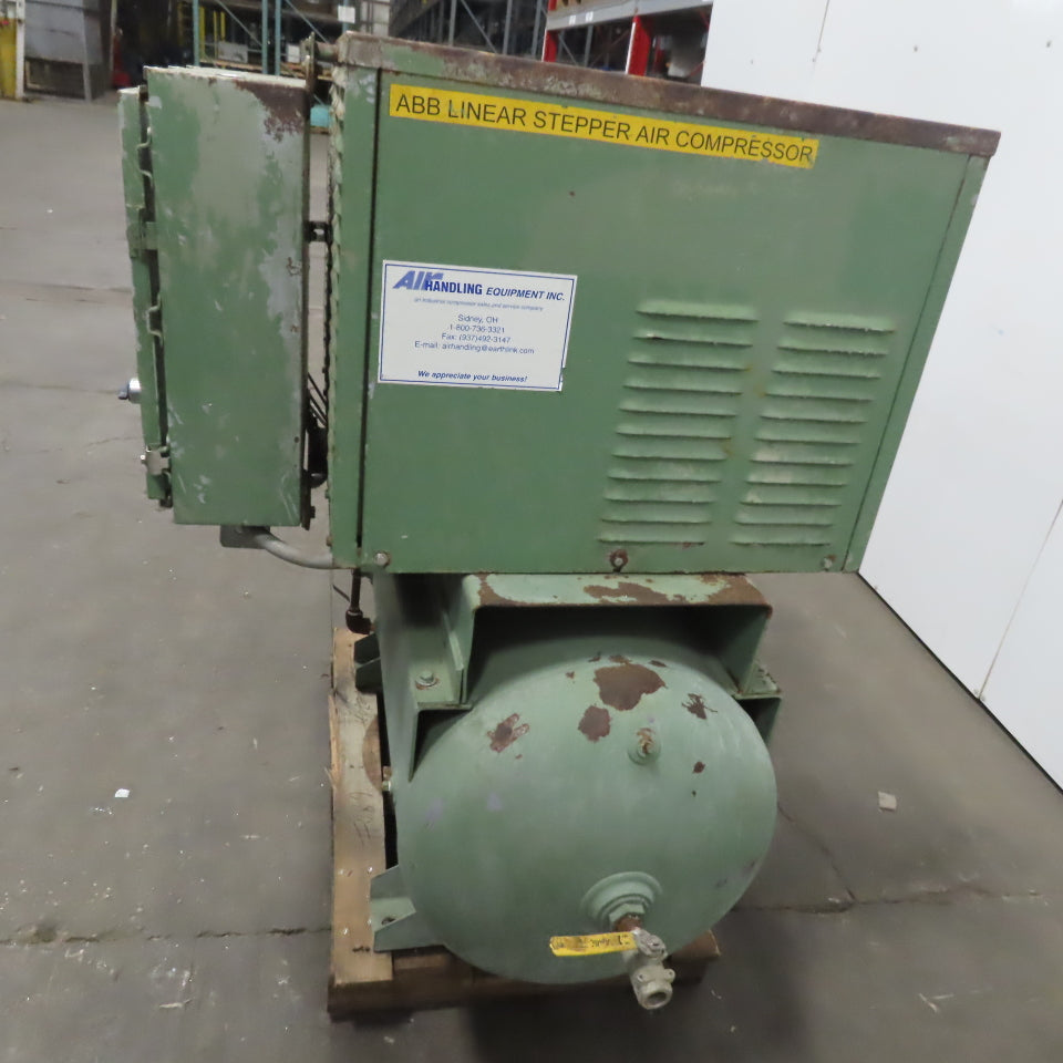 1 Hp 60 Gallon Reciprocating Duplex Air Compressor 230/460V 3Ph