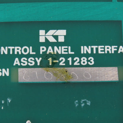 Kearney Trecker 1-21283 Control Panel Interface
