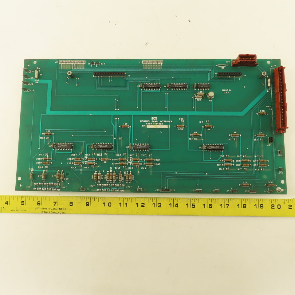 Kearney Trecker 1-21283 Control Panel Interface