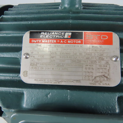 Reliance Electric 180CM28A 50:1 Ratio Speed Reducer Gearmotor 3Hp 208-230/460