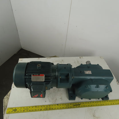 Reliance Electric 180CM28A 50:1 Ratio Speed Reducer Gearmotor 3Hp 208-230/460