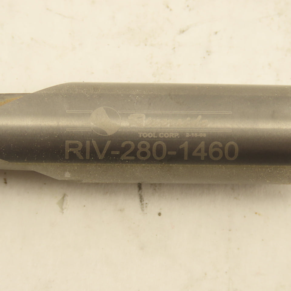 Riverside RIV-280-1460 7/16" Solid Carbide 2 Flute Down Cut Router Bit 3" OAL