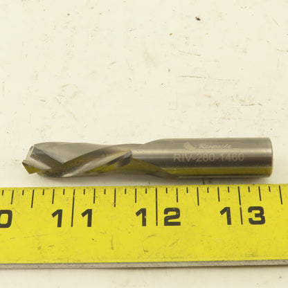 Riverside RIV-280-1460 7/16" Solid Carbide 2 Flute Down Cut Router Bit 3" OAL