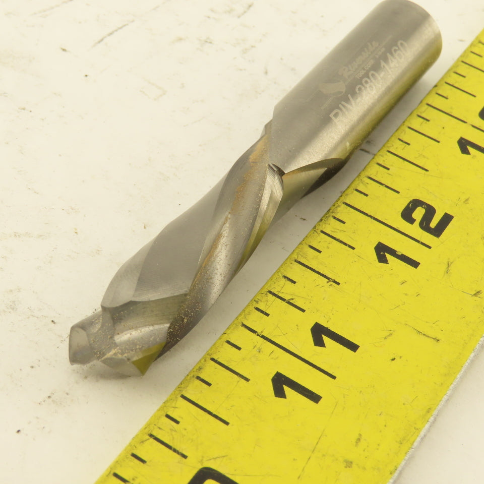Riverside RIV-280-1460 7/16" Solid Carbide 2 Flute Down Cut Router Bit 3" OAL