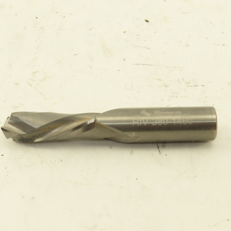 Riverside RIV-280-1460 7/16" Solid Carbide 2 Flute Down Cut Router Bit 3" OAL