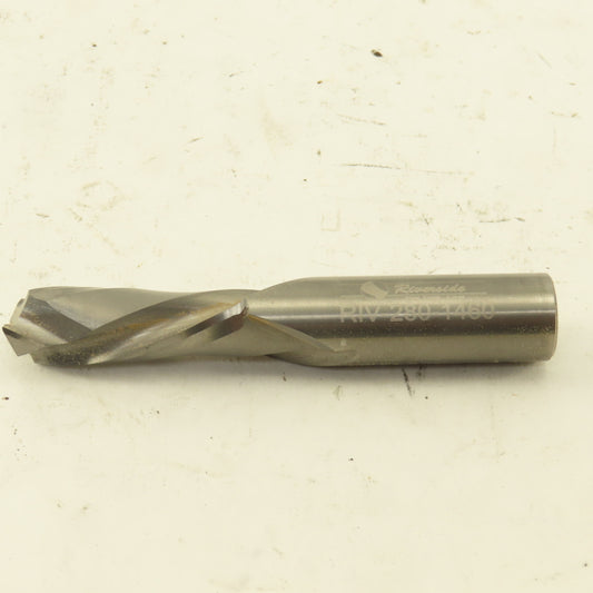 Riverside RIV-280-1460 7/16" Solid Carbide 2 Flute Down Cut Router Bit 3" OAL