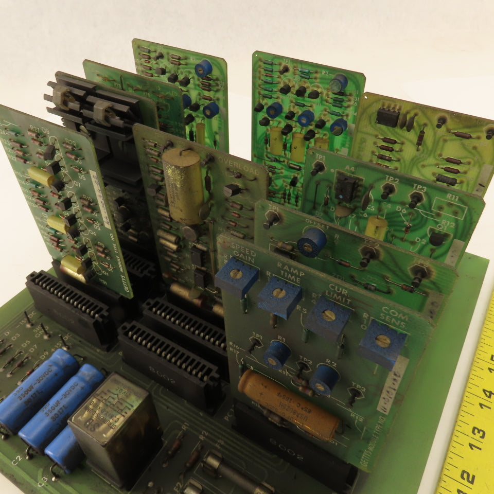 Gettys Circuit Board Card Holder Chassis Motherboard 25 Slot 10 Cards