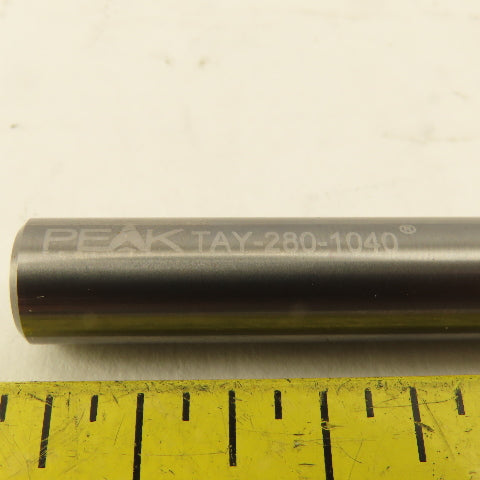 Peak TAY-280-1040 3/8" Solid Carbide 2 Flute Down Cut Router Bit 3" OAL