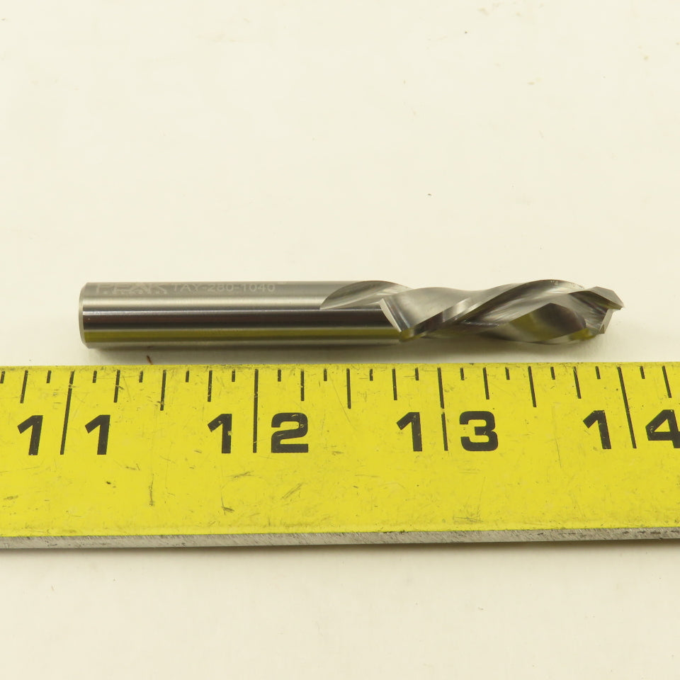Peak TAY-280-1040 3/8" Solid Carbide 2 Flute Down Cut Router Bit 3" OAL