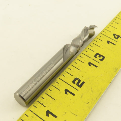 Peak TAY-280-1040 3/8" Solid Carbide 2 Flute Down Cut Router Bit 3" OAL