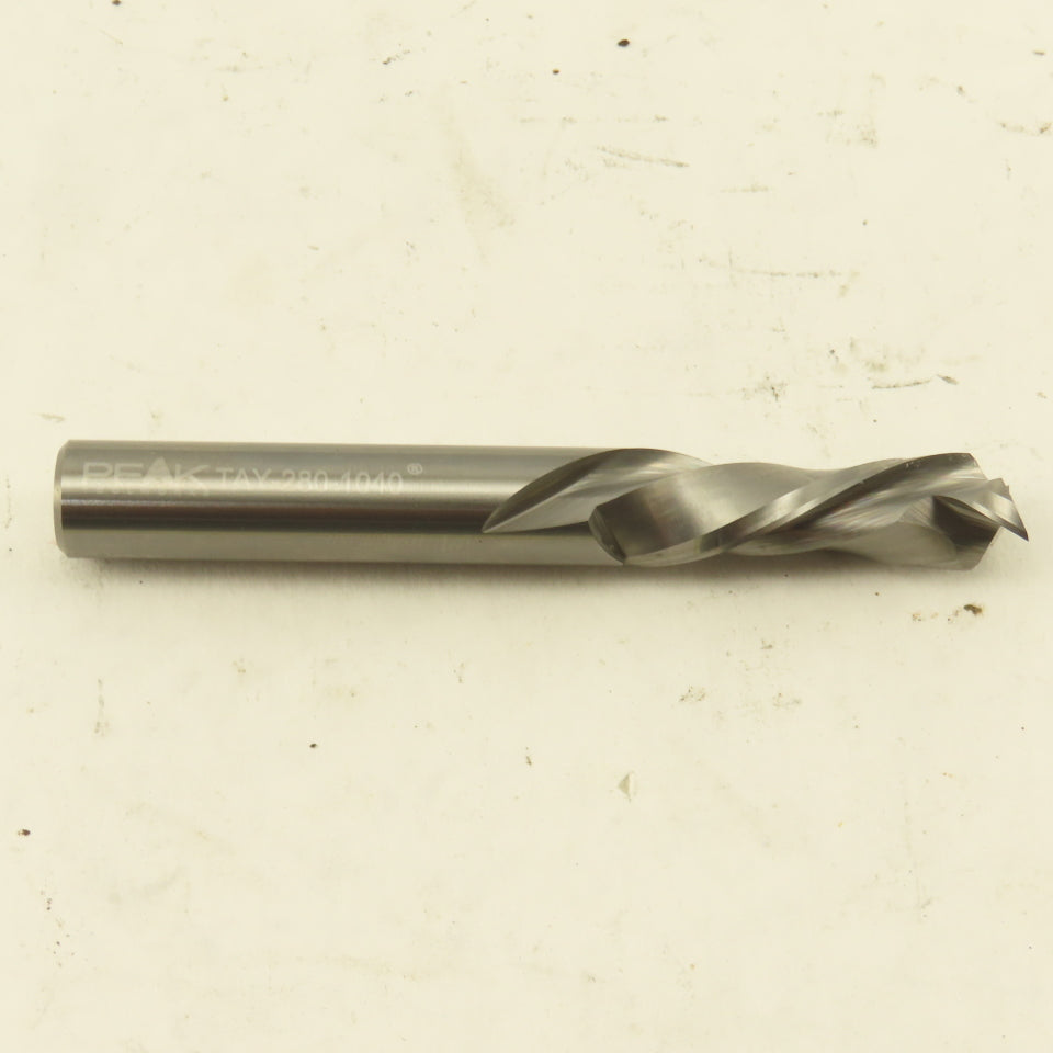 Peak TAY-280-1040 3/8" Solid Carbide 2 Flute Down Cut Router Bit 3" OAL
