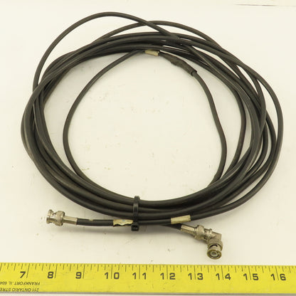 Belden Low Noise Coax Cable Male Pin Twist Lock Connector 26'