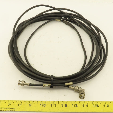 Belden Low Noise Coax Cable Male Pin Twist Lock Connector 26'