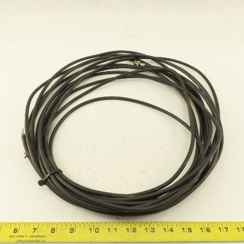 Belden Low Noise Coax Cable Male Pin Twist Lock Connector 38'