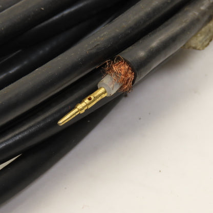 Belden Low Noise Coax Cable Male Pin Twist Lock Connector 38'