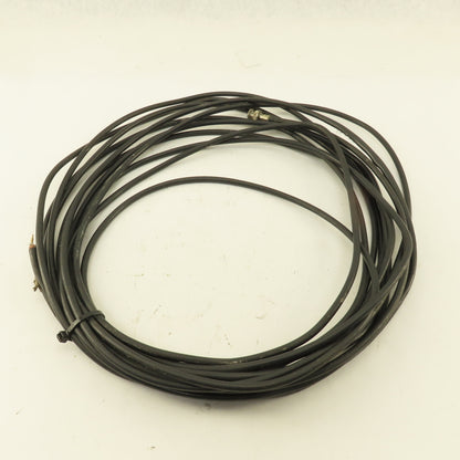 Belden Low Noise Coax Cable Male Pin Twist Lock Connector 38'