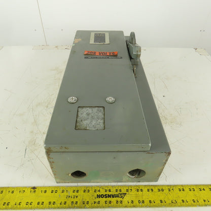 Allen Bradley 712-BAB245 600V 3Ph 10Hp MAX Combination Starter Disconnect 120V