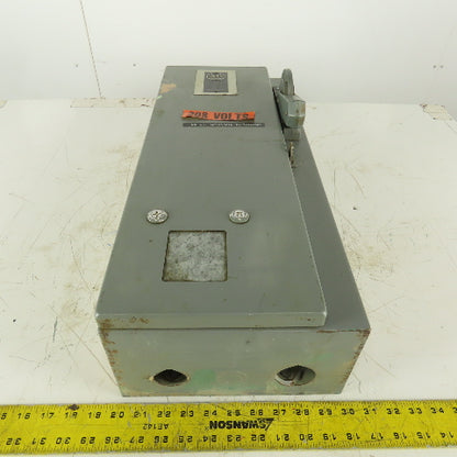 Allen Bradley 712-BAB245 600V 3Ph 10Hp MAX Combination Starter Disconnect 120V