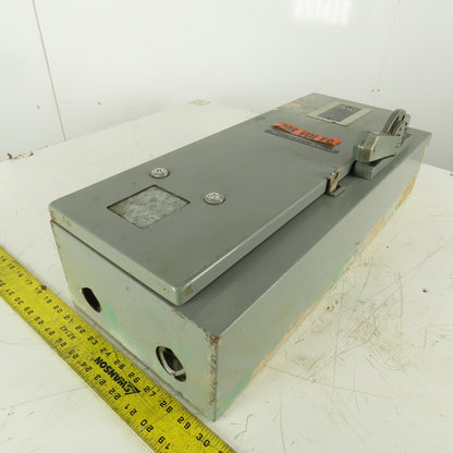 Allen Bradley 712-BAB245 600V 3Ph 10Hp MAX Combination Starter Disconnect 120V