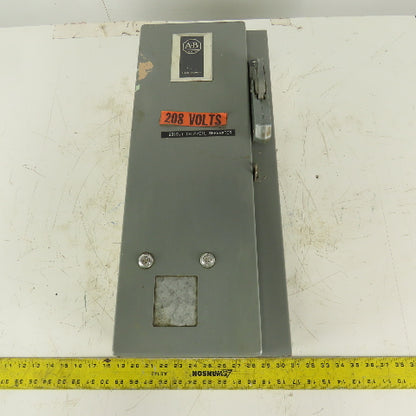 Allen Bradley 712-BAB245 600V 3Ph 10Hp MAX Combination Starter Disconnect 120V