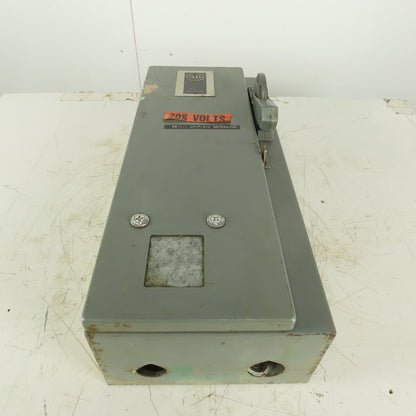 Allen Bradley 712-BAB245 600V 3Ph 10Hp MAX Combination Starter Disconnect 120V