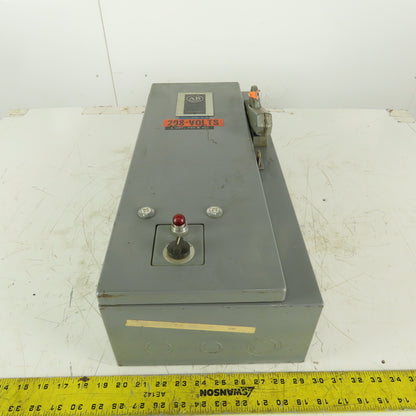 Allen Bradley 712-AAH2478 600V 3Ph 5Hp MAX Combination Starter Disconnect 208V